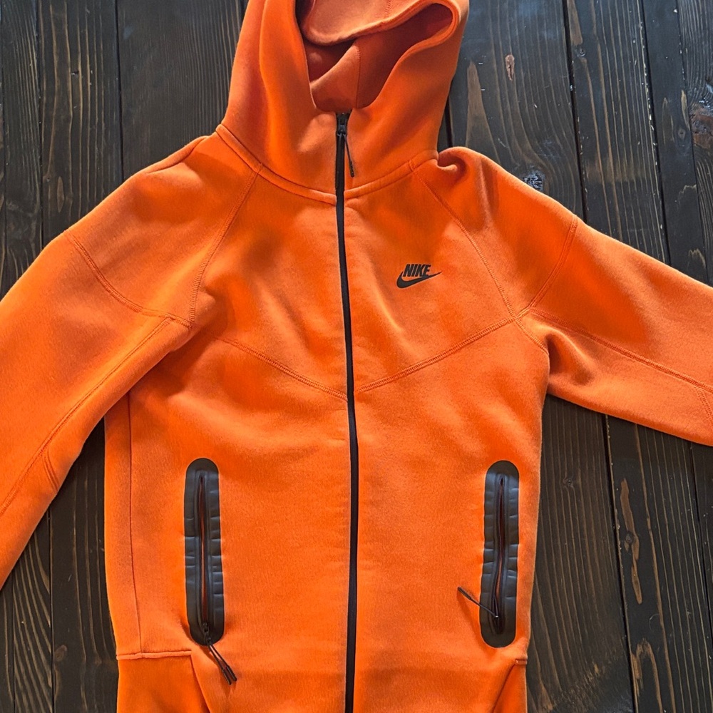 Nike Tech Vibrant Orange Hoodie